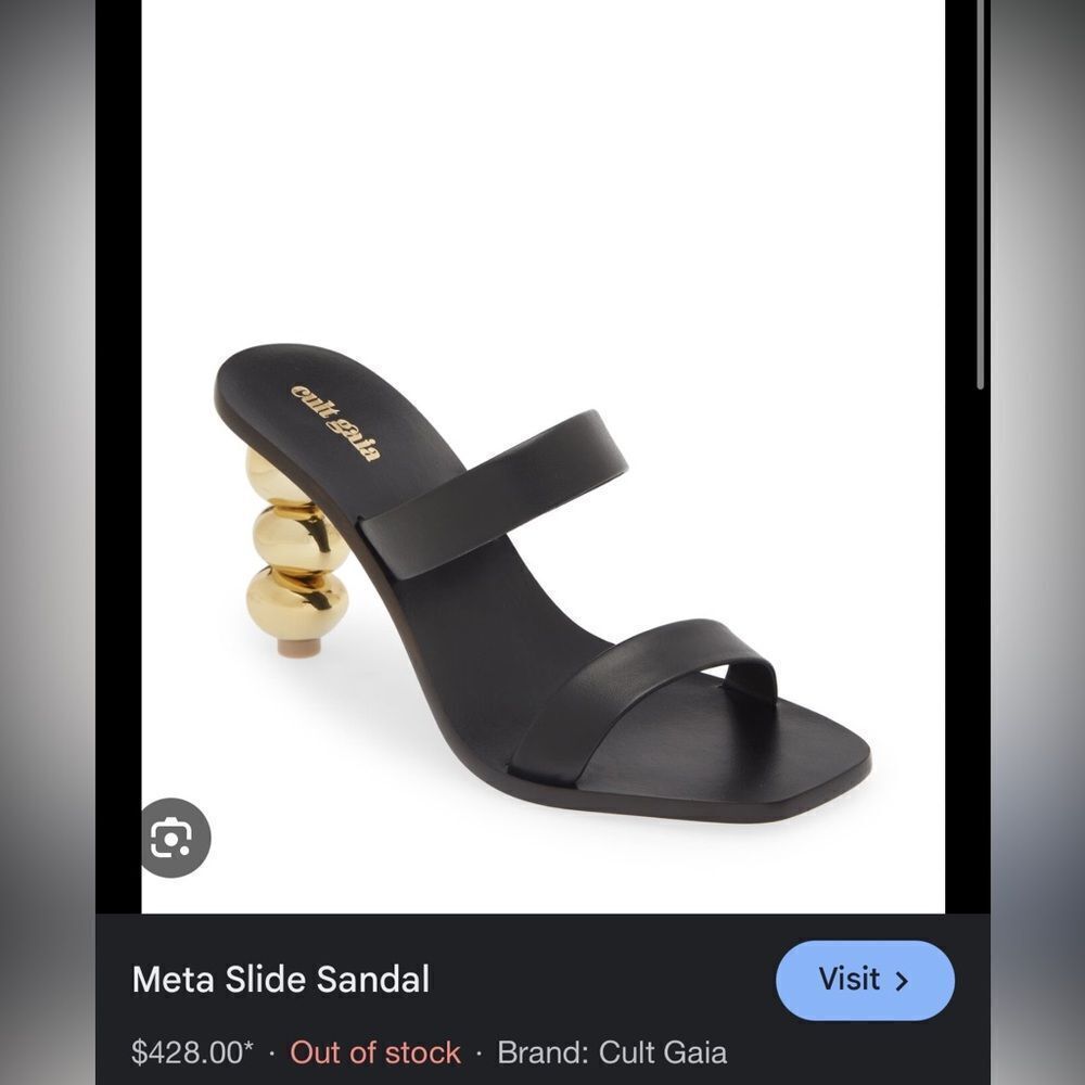 Rare Cult Gaia Strappy Mules